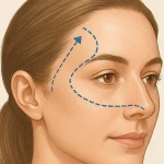 جراحی همزمان رینوپلاستی (عمل زیبایی بینی) و لیفت شقیقه