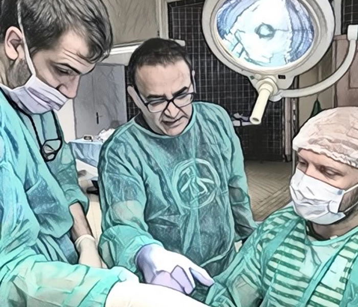 دکتر متین در جراحی لیفت صورت